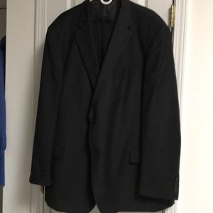 Dockers Men’s Modern Fit Striped Suit Black 44/30